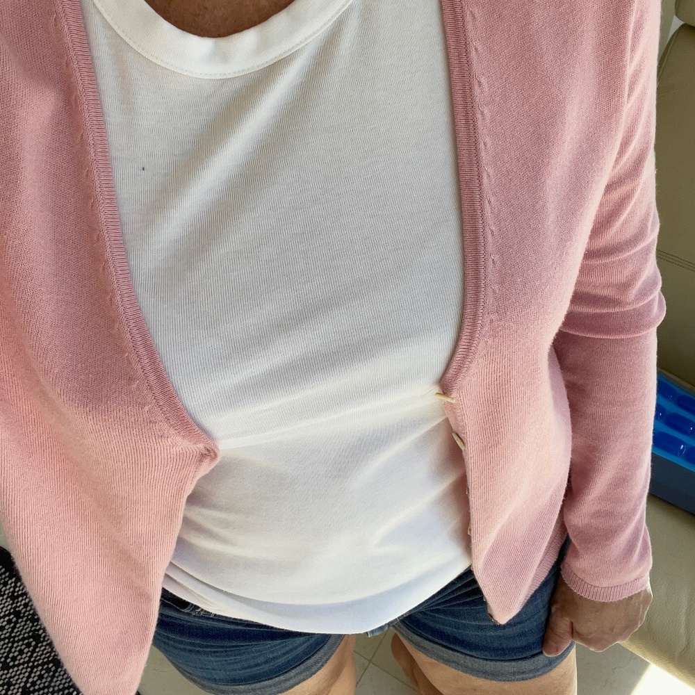SFERA BASIC  PALE ROSE CARDIGAN SIZE MEDIUM